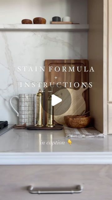 Andrea Nelson | Home Decor | Interior Decorating | 🎉 Finally got exact formula details to share ⬇️

I get asked for my white oak kitchen cabinet stain regularly, and was finally able to... | Instagram White Oak Stain Formula, Stain Cabinets Kitchen, Kitchen Cabinet Stain, Oak Kitchen Cabinet, Cabinet Stain, White Oak Kitchen Cabinets, White Oak Kitchen, Kitchen 2024, Staining Cabinets