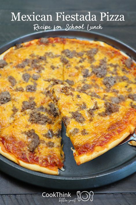 Mexican Pizza Oven, School Mexican Pizza Recipe, Fiesta Pizza Recipe, Fiestada Pizza, White Sauce Pizza Recipe, Taco Pizza Recipes, Mexican Pizza Recipe, White Pizza Sauce, Spicy Pizza