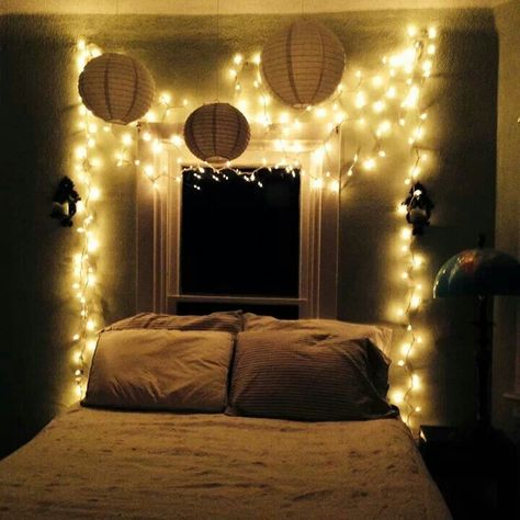 #spicy#lights#bedroom Fairy Lights Bedroom Wall, Christmas Lights In Bedroom, String Lights In The Bedroom, Led Lighting Bedroom, Bedroom Decor Lights, Bedroom Lights, Fairy Lights Bedroom, Bedroom Oasis, Bedroom Light Fixtures