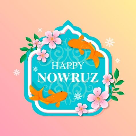 Norouz Card, Norooz Crafts, Nowruz Card, Parsi New Year, Happy Nowruz, Chocolate Pictures, Islamic Holidays, Holi Wishes, New Year Images