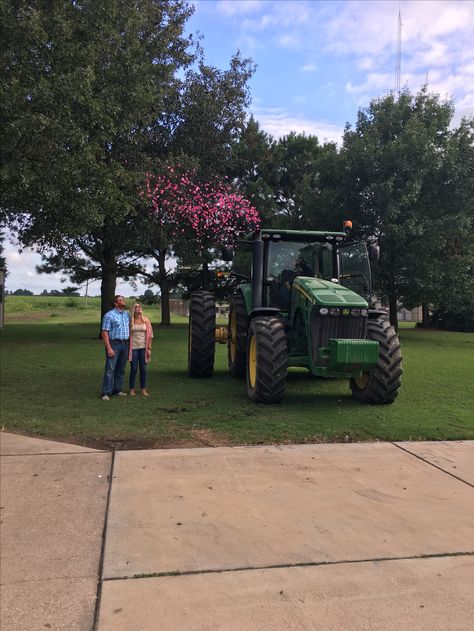 Tractor Gender Reveal! Crop Duster Gender Reveal, Farm Style Gender Reveal, Gender Reveal Ideas Tractor, Gender Reveal Ideas Farm Theme, Tractors Or Tutus Gender Reveal, Tractors Or Tiaras Gender Reveal, Tractor Gender Reveal Ideas, Tractor Gender Reveal, Farmer Gender Reveal Ideas