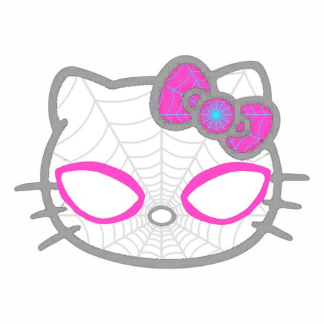 Hello Kitty Gwen Stacy, Spider Gwen Widgets, Gwen Stacy App Icons, Miles Morales Hello Kitty, Gwen Pfp Spiderverse, Ghost Spider Pfp, Spider Woman Pfp, Spider Woman Drawing, Sanrio Spiderman