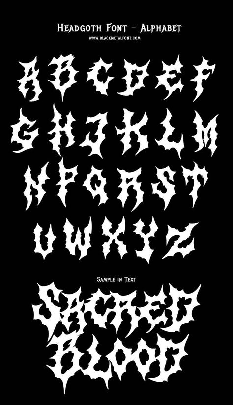 ✅⬆️Download Font ⬆️ CLICK LINK ⬆️  . Different Alphabets Fonts, Heavy Metal Font, Black Metal Font, Abc Fonts, Brutal Design, Gothic Typography, Abc Font, Letter Fonts, Different Alphabets Typeface Design Poster, Abc Fonts, Heavy Metal Font, Font Abc, Black Metal Font, Brutal Design, Alphabets Fonts, Punk Font, Free Tattoo Fonts