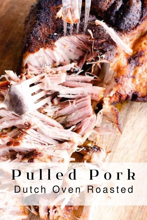 tender, juicy fall apart pork roast served on soft bun with crisp homemade coleslaw Roast In Dutch Oven, Dutch Oven Pulled Pork, Pulled Pork Oven Recipe, Oven Pulled Pork, Bbq Pork Roast, Pulled Pork Oven, Pork Picnic, Pulled Pork Roast, Picnic Roast