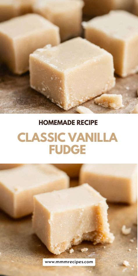 This easy vanilla fudge recipe is perfect for Christmas! Creamy, decadent, and ideal for gifting or sharing at your next holiday gathering. Save this recipe now! Easy Vanilla Fudge Recipe, Easy Vanilla Fudge, Creamy Fudge Recipe, Vanilla Fudge Recipe, Classic Fudge Recipe, Vanilla Fudge Recipes, Easy Christmas Candy, Easy Christmas Candy Recipes, Homemade Fudge Recipes