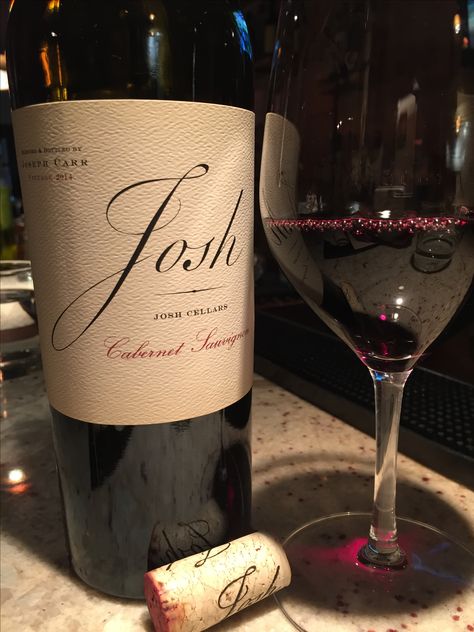 Josh, Josh Cellars Cabernet Sauvignon, Vintage 2014 (blended & bottled by Joseph Carr). Very good, 9/10 Josh Wine, Classy People, Cherry Wine, Wine Down, Wine Night, California Wine, Red House, Porcelain Doll, Lil Baby