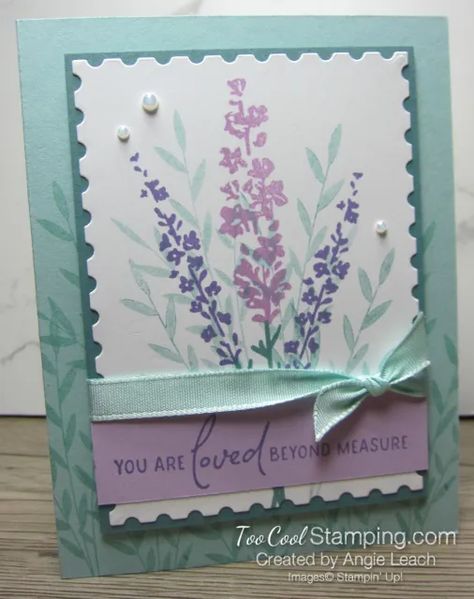 Bonus Lavender Ideas & NEW Class! Lavender Ideas, Lavender Stamp, Painted Lavender, Paper Pumpkin Stampin Up, Spring Cards, Beautiful Handmade Cards, Beautiful Cards, New Class, Stamping Up Cards