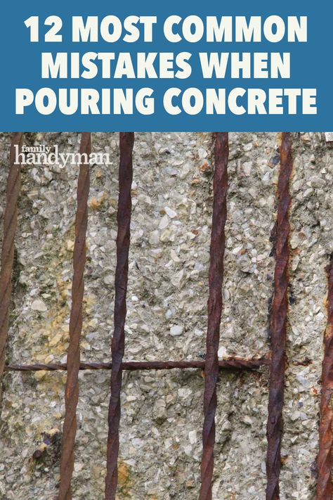 How To Pour Concrete, Concrete Forms Diy How To Make, How To Mix Concrete, How To Pour Concrete Patio, Concrete Mix Ratio, Pouring Concrete Slab, Pour Concrete, How To Lay Concrete, Poured Concrete Patio