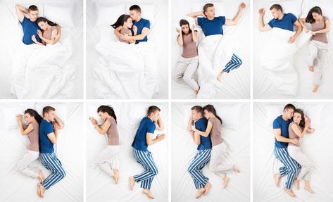 Sleeping Positions for Couples Couple Reference, Sleeping Pose, Sleep Posture, Sleeping Together, Fetal Position, Couple Sleeping, Couple Presents, Laying In Bed, People Sleeping