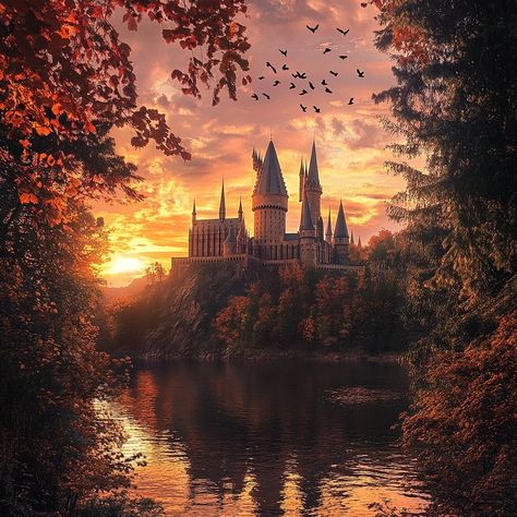 Martina | Not far to autumn 🍂 • Hogwarts Hogwarts castle Harry Potter Wizard Friends… | Instagram Hogwarts Autumn Aesthetic, Autumn Hogwarts, Harry Potter Car, Harry Potter Castle, Slytherin Wallpaper, Harry Potter Friends, Castle Background, Harry Potter Background, Image Halloween