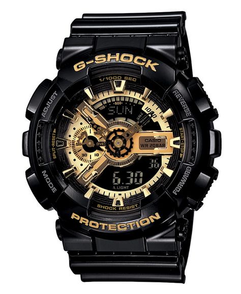 Black And Gold Watch, G Shock Black, G Shock Men, Casio Vintage, Latest Watches, Mens Sport Watches, G Shock Watches, Casio G Shock, Sports Watch