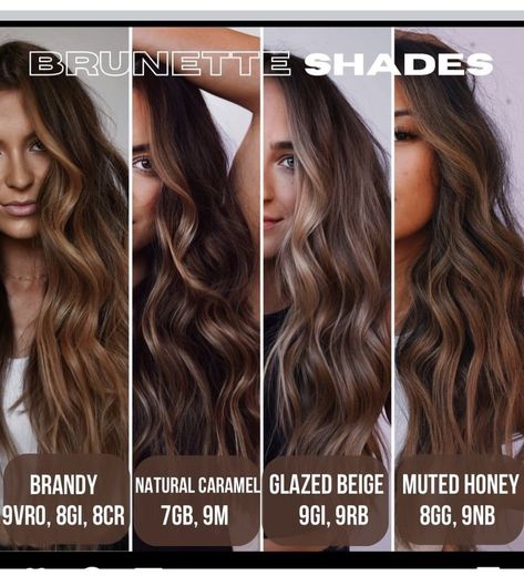 Hair Color Names, Hair Foils, Redken Hair Color, World Hair, Redken Hair Products, Redken Color, Hair Toner, Hair Color Formulas, Brunette Hair With Highlights