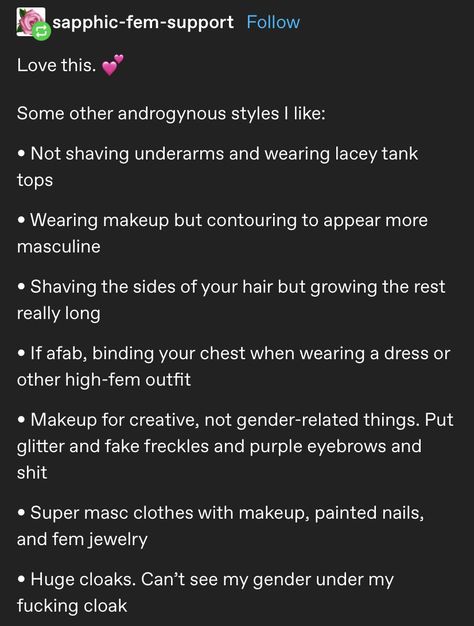 Gender Affirming Clothes, Tips For Looking More Masculine, Dysphoria Ftm Outfits, Transmasc Clothing Tips, Transmasc Names List, How To Get Masculine Hands, Fem Transmasc, Masc Nonbinary Outfits, Trans Names Ideas