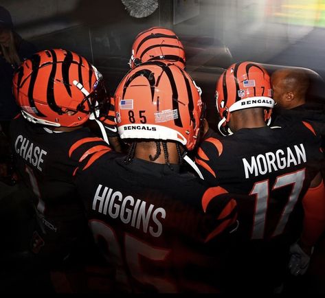 Bengals Aesthetic, Bengals Memes, Who Dey Bengals, Madden 25, Tee Higgins, Shield Cast, Aesthetic Football, Cincinnati Bengals Football, Bengals Football