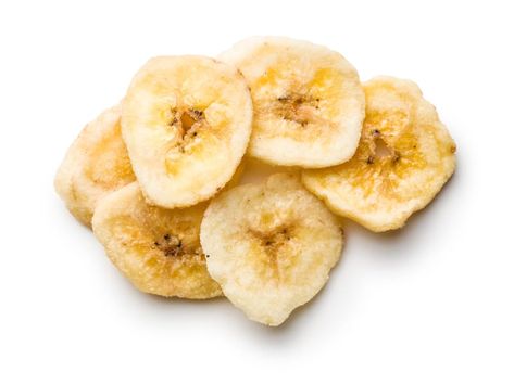 Banana Chips In The Air Fryer Chips In The Air Fryer, Banana Chips, Banana Slice, Air Fryer Recipes Easy, Homemade Snacks, Recipe Images, Air Fryer Recipes, Tray Bakes, Food Print