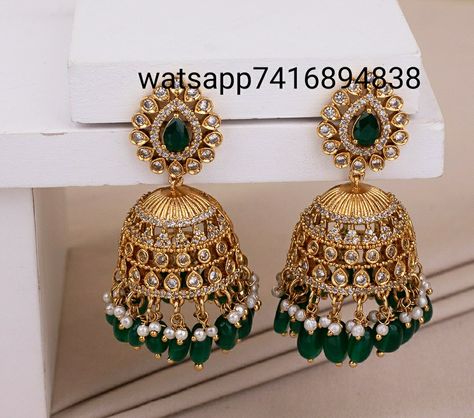 Gold Buttalu Earrings Latest Heavy, Butta Kammalu Gold Designs, Buttalu Earrings Gold Bridal Latest, Gold Earrings Designs For Wedding, Buttalu Earrings Gold, Buttalu Earrings, Gold Earrings Studs Simple, Kasula Peru, Gold Buttalu