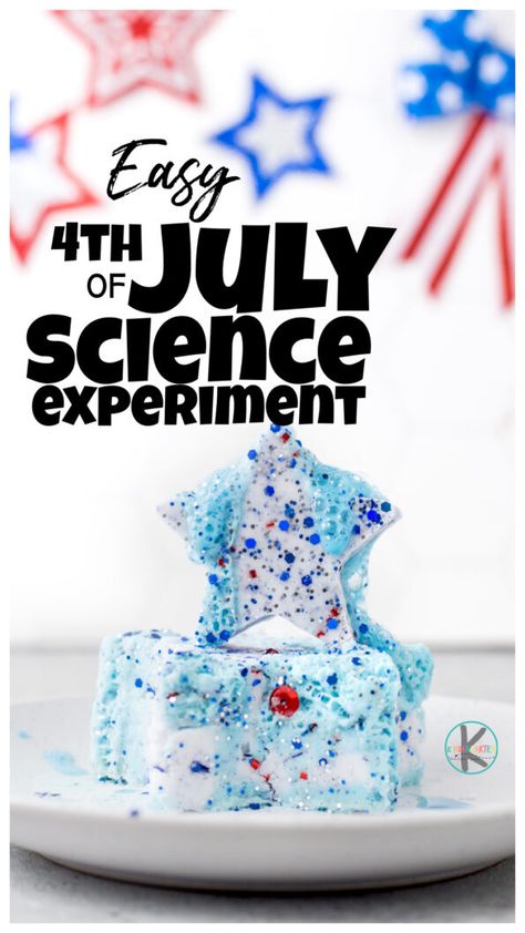 Fourth Of July Experiments For Kids, Preschool Independence Day Crafts, Red White And Blue Toddler Activities, Usa Stem Activities, 4th Of July For Preschoolers, 4th Of July Math Activities For Toddlers, Patriotic Stem Activities For Kids, Fourth Of July Science Experiments, 4th Of July Activities For Toddlers