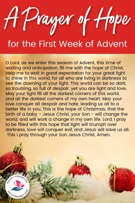 Advent Prayers Catholic, Advent Wreath Prayers, First Week Of Advent, Prayer For Hope, Advent Catholic, Advent Hope, Advent Scripture, Advent Prayers, Advent Readings