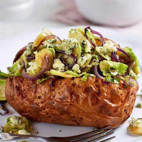 Vegan Jacket Potato, Jacket Potato Toppings, Jacket Potato Recipes, Baked Potato Fillings, Jacket Potato Recipe, Jack Potato, Meatless Dinners, Jacket Potatoes, Meals Without Meat