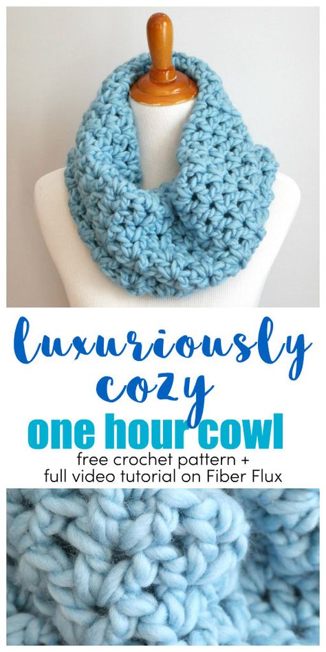 Crochet Cowl Free Pattern, Crochet Cowls, Crochet Cowl Pattern, Crochet Scarf Pattern Free, Crochet Infinity Scarf, Crochet Motifs, Scarf Crochet Pattern, Crochet Cowl, Crochet Scarves