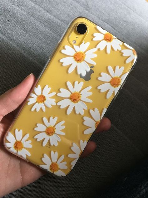 Yellow Phone Case Ideas, Carcase Iphone, Iphone Xr Cases, Tumblr Phone Case, Phone Case Diy Paint, Casing Iphone, Diy Iphone Case, Yellow Iphone, Case Ideas