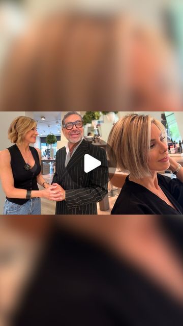 Dominique Sachse | Ever since I relocated to the Dallas Fort Worth area, I keep getting hit with one question: “Who’s doing your hair now?!” Well, gue... | Instagram Bobs Video, Dominique Sachse, Hair Details, Great Haircuts, Girl Short Hair, Dallas Fort Worth, Hair Transformation, Great Hair, Relocation