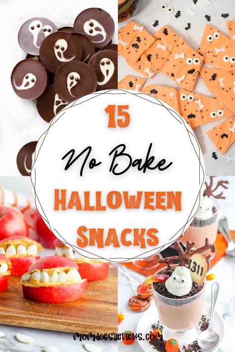 Easy No-Bake Halloween Snacks No Cook Halloween Treats, No Bake Halloween Treats Kids Can Make, No Bake Halloween Desserts, No Bake Halloween Treats, No Bake Oreo Cake, Oreo Truffles Recipe, Easy Halloween Snacks, Halloween Snacks For Kids, Parfait Desserts