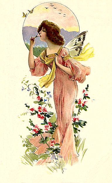 bumble button: Antique Victorian Fairy Postcards - Free Clip Art - Instant Art - Fairy Clip Art, Elves Art, Victorian Fairy, Fairy Images, Fairy Illustration, Mermaid Fairy, Fairies Elves, Vintage Fairies, Instant Art