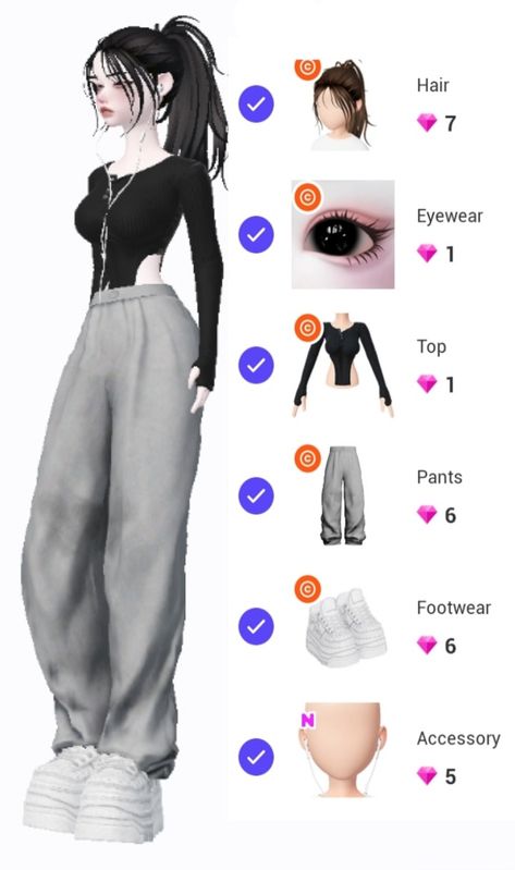 Zepeto Outfits Girl Ideas, Zepeto Couple Outfit, Outfit Ideas Grunge, Zepeto Looks Ideas, Outfit Creator, Engagement Photo Outfits Fall, Imvu Outfits Ideas Cute, Y2k Girl, Outfits Girl