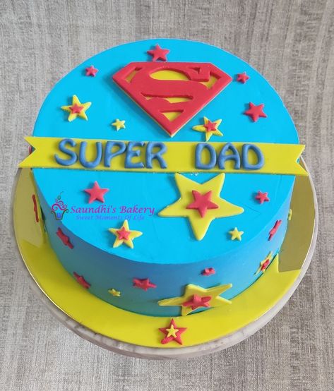 #saundhibakery #eggless #whippedcreamcake #semifondantcake #carrotcake #superdad #fathersbirtday #birthdaycake #Amanora #punebaker #nocakepremix #cakefromscratch #cake Superdad Cake, Cake For Papa, Birthday Cake For Papa, Fathers Day Cakes, Man Cakes, Papa Birthday, Dad Birthday Cakes, Cupcake Decor, Bake Cake