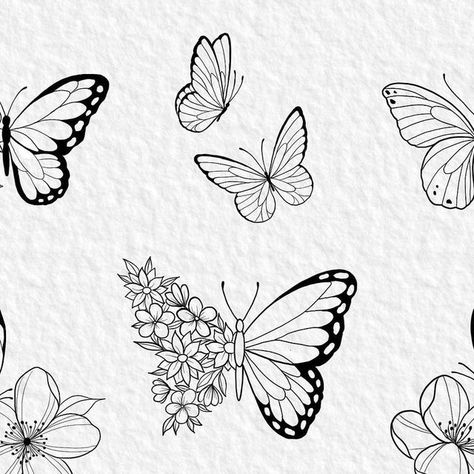 Tracy B. Tattoos 🇨🇦 on Instagram: "Cute new butterfly flash now available!" B Tattoos, Flash Designs, Petit Tattoo, Realistic Temporary Tattoos, Flash Tattoo Designs, Spiritual Tattoos, B Tattoo, Tattoo Feminina, Dainty Tattoos