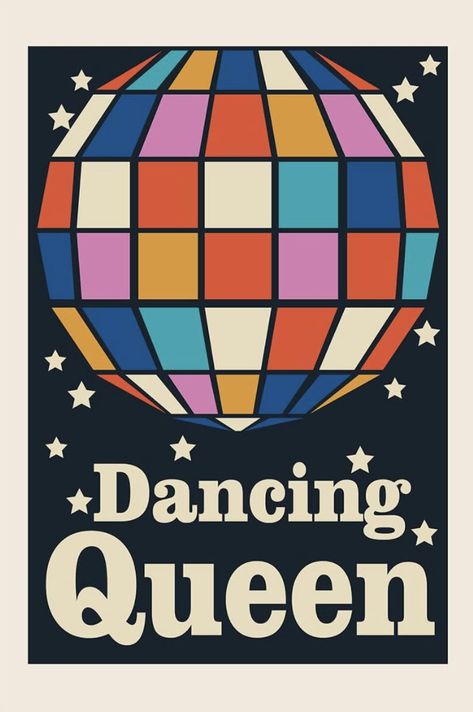 Amazon.com: Vintage Disco Ball Poster Prints Retro Aesthetic Poster Dancing Queen Poster Wall Art Retro Disco Art Colorful Aesthetic Painting 70s Posters Trendy Retro Canvas Wall Art 16x24inch Frameless Poster: Posters & Prints Disco Ball Retro Dancing Queen Poster, Retro Disco Aesthetic, Poster Prints Retro, 70s Posters, Vintage Disco Ball, Disco Ball Poster, Disco Art, Disco Aesthetic, Art Disco