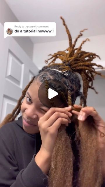 Loc Extensions Styles For Women, Diy Loc Extensions, Loc Styles With Extensions, Extensions Over Locs, Loc Extensions With Curly Ends, Locs Extension Hairstyles For Women, Extended Loc Styles Over Locs, Locs With Added Hair, Temporary Locs Extensions