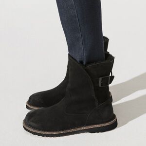 New Arrivals | shop online at BIRKENSTOCK Birkenstock Boots, Mid High Boots, Shearling Boots Woman, Shoes Birkenstock, Burgundy Boots Ankle, Black Birkenstock, Lace Ankle Boots, Comfort Shoes Women, Shearling Boots