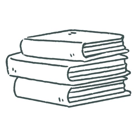 Cute Books Drawing, Books Cute Drawing, Books Doodles Drawings, Books Design Drawing, Book Drawing Aesthetic Icon, Cute Book Drawing Easy, Mini Book Drawings, Stack Of Books Drawing Simple, Books Outline Drawing