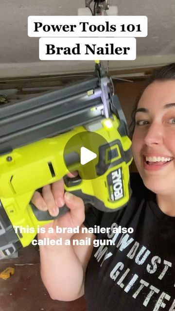 DeLancey Carson | Real, Relatable DIY on Instagram: "Brad nailers are a favorite tool for lots of DIYers! They’re perfect for installing accent walls, shiplap, board and batten, baseboards, crown molding, frames and small projects. Definitely get a battery powered one and leave that air compressor in the past! What other brad nailer questions do you have? Leave them below! ⬇️

#diy #powertools #powertools101" Crown Molding With Shiplap Walls, Brad Nailer Projects Diy, Shiplap Board And Batten, Brad Nailer, Small Projects, Board And Batten, Ship Lap Walls, Crown Molding, Accent Walls