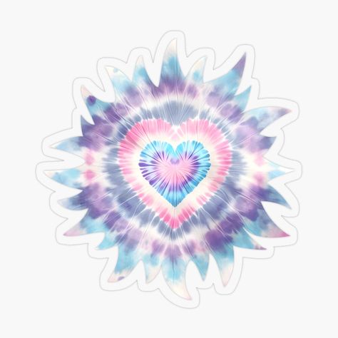 Get my art printed on awesome products. Support me at Redbubble #RBandME: https://www.redbubble.com/i/sticker/Pastel-Heart-Tie-Dye-Explosion-Trendy-aesthetic-Soft-Hued-Love-Pattern-by-Unitepeople/158832018.O9UDB?asc=u Heart Tie Dye, Tie Dye Sticker, 90s Aesthetics, Pastel Heart, Love Pattern, Watercolor Stickers, Plastic Stickers, Trendy Aesthetic, Tie Dye Designs