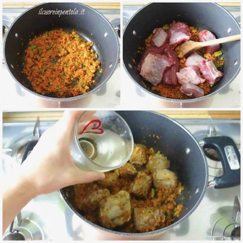 Pasta, Meat, Collage, Ethnic Recipes