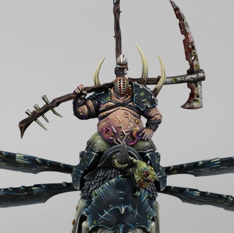 Warhammer Nurgle Art, Nurgle Art, Nurgle Diorama, Maggotkin Of Nurgle, Nurgle Miniatures, Warhammer Aos, Robot Art, Warhammer Fantasy, Warhammer 40k