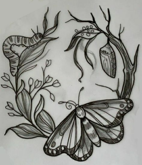 Buterfluffy Art Tattoo, Mushrooms And Butterflies Tattoo, Cottagecore Tattoo Design, Neo Trad Elbow Tattoo, Moth Tattoos For Women Color, Stages Of Life Tattoo, Garden Flash Tattoo, Round Elbow Tattoo, Earthy Tattoo Designs