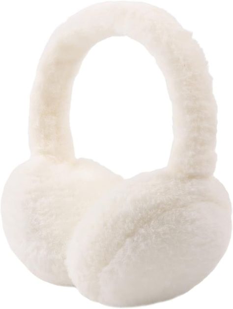 Amazon.com: PESAAT Fluffy Ear Muff for Women Plush Foldable Earmuffs Kids Winter Earmuffs Girls Boys Cold Weather Ear Warmer (White): Clothing, Shoes & Jewelry Winter Earmuffs, Winter Knit Scarf, Capsule Wardrobe Casual, Preppy Winter, White Clothing, Ear Muffs, Winter Girls, Ear Warmer, Cold Weather Outfits