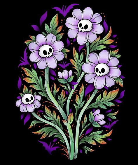 Witchy Wallpaper, Minimalist Tattoos, Goth Art, Flower Skull, Fete Halloween, Disney Halloween, Dark Background, Halloween Wallpaper, Skull Art