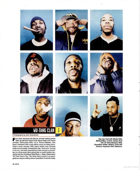 Street Magazine, Id Magazine 90s, 90s Magazine Ads, Hip Hop Magazine, 90s Magazine, Wu Tang 36 Chambers, The Rza Wu Tang Clan, Wu Tang Clan Poster, Magazine Page Design