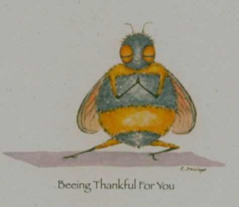 Yoga Bee, Bee Humor, Bee Puns, Bee Quotes, Bee Themed Classroom, Bumble Bee Art, Bee Artwork, Bee Friendly Garden, Bee Drawing