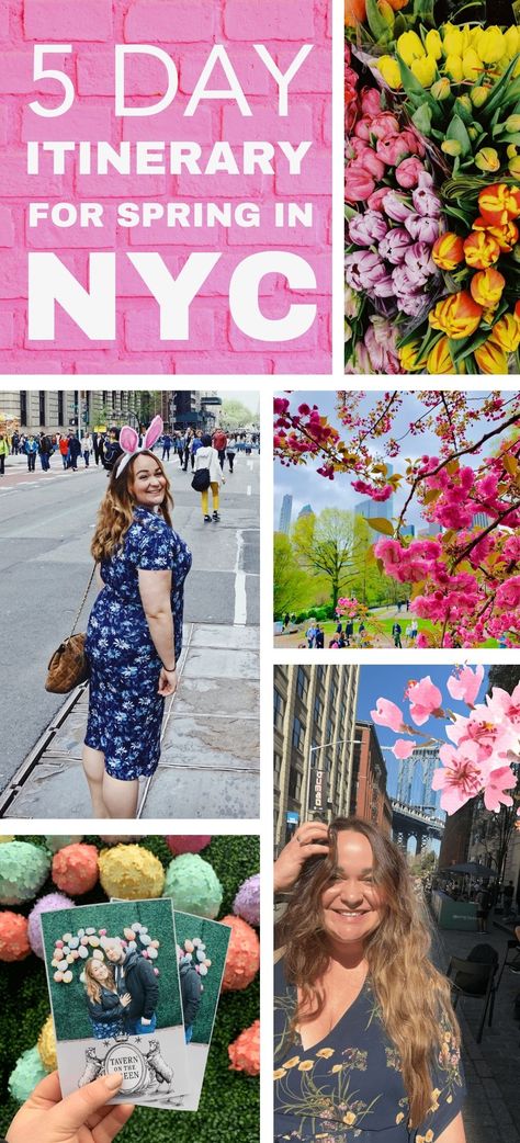 Here's how to make the most of your 5 days in NYC this Spring! A guide to enjoying New York City's springtime charm to the fullest. My 5 day spring itinerary for NYC will give you all the ideas you need. NYC itinerary, NYC itineraries, Spring in NYC, Spring in New York City, Spring itinerary NYC, spring photos nyc, spring nyc, april nyc, may nyc, june nyc, things to do in NYC. Nyc In Spring, Best Cafes In Nyc, New York Trip Planning, Fall In Nyc, Nyc Vacation, Nyc Itinerary, Nyc Spring, Nyc Travel Guide, Spring In New York