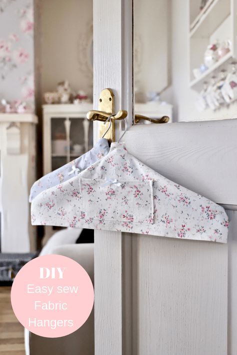 Fabric Hanger, Cloth Hanger, Trendy Sewing Projects, Trendy Sewing Patterns, Sewing Patterns For Kids, Kids Fabric, Sewing Rooms, Sewing Organization, Pretty Fabric