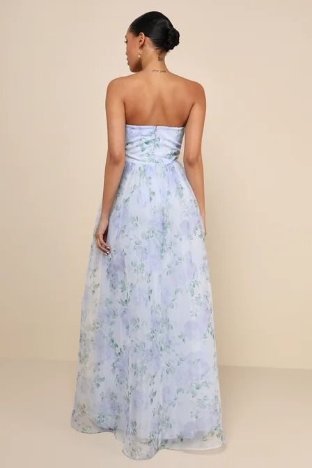 blue dress - Lulus Search Floral Organza Dress, Floral Bridesmaid Dresses, Floral Bridesmaid, Summer Wedding Outfits, Floral Gown, Organza Dress, Healthy Girl, Bridal Party Dresses, Summer Wedding Dress