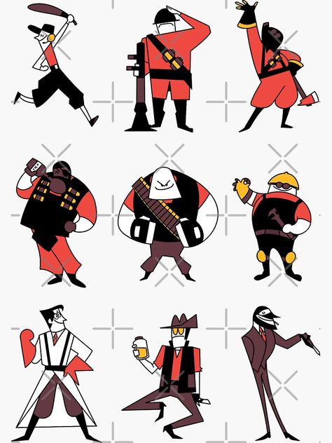 "Team Fortress 2" Sticker for Sale by Wi-Fu | Redbubble Team Fortress 3, Tf2 Pyro, Tf2 Funny, Tf2 Memes, Team Fortess 2, Team Fortress 1, Fortress 2, Team Fortress 2, Team Fortress