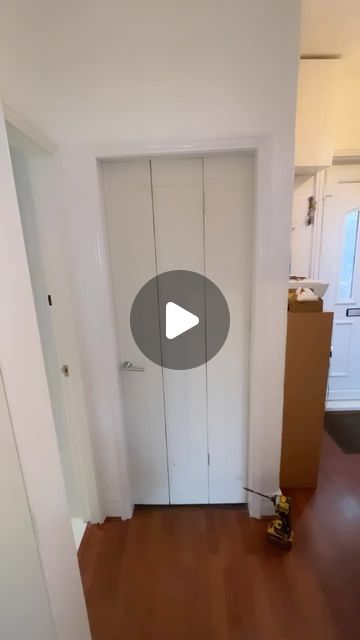 Callum Wandless on Instagram: "Was tasked with turning a standard cottage door into a bifold door that had to fold twice to make it small as possible due to the cupboard being full and a small space!  @mbm_joinery_ modelling the door🤣 #bifolddoors #bifoldingdoors #cupboard #cupboardstorage #tightspace #awkward #job  #carpentry #carpentryskills #carpentryandjoinery #joinerydesign #fypシ゚ #fypシ゚viralシ #newcastle #newcastleupontyne" Trifold Door, Bifold Door, Carpentry And Joinery, Joinery Design, Cottage Door, Carpentry Skills, Diy Tops, Newcastle Upon Tyne, Folding Doors