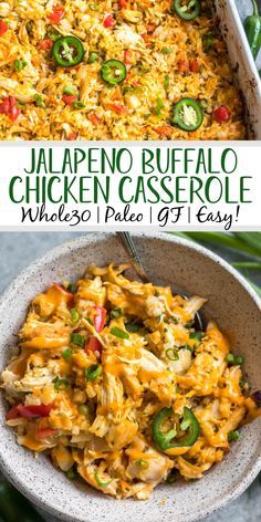 Buffalo Chicken Casserole, Healthy Casserole Recipes, Whole30 Keto, Breakfast Low Carb, Healthy Weeknight Dinners, Healthy Casseroles, Makanan Diet, Health Dinner, Keto Paleo